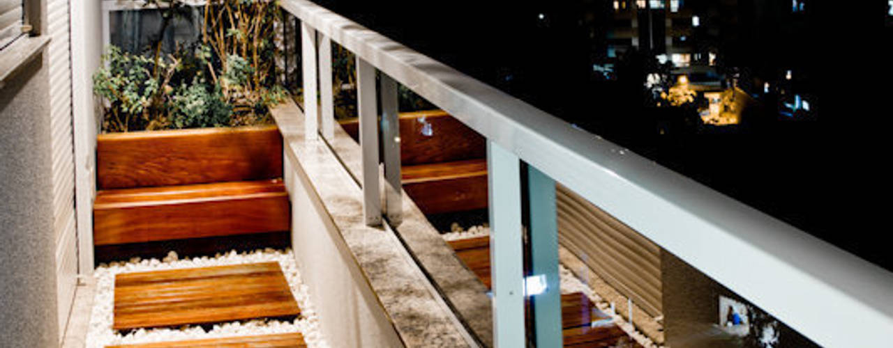 APP | Projeto de Interiores, Kali Arquitetura Kali Arquitetura Balcones y terrazas de estilo moderno