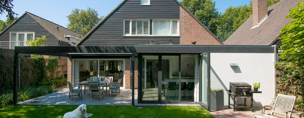 Aanbouw aan villa, Hoope Plevier Architecten Hoope Plevier Architecten Moderne Häuser