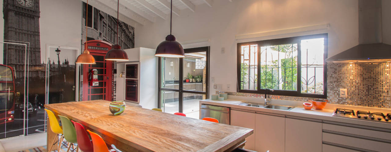 7 cucine unite alla veranda o al terrazzo a cui ispirarti Cucina in veranda