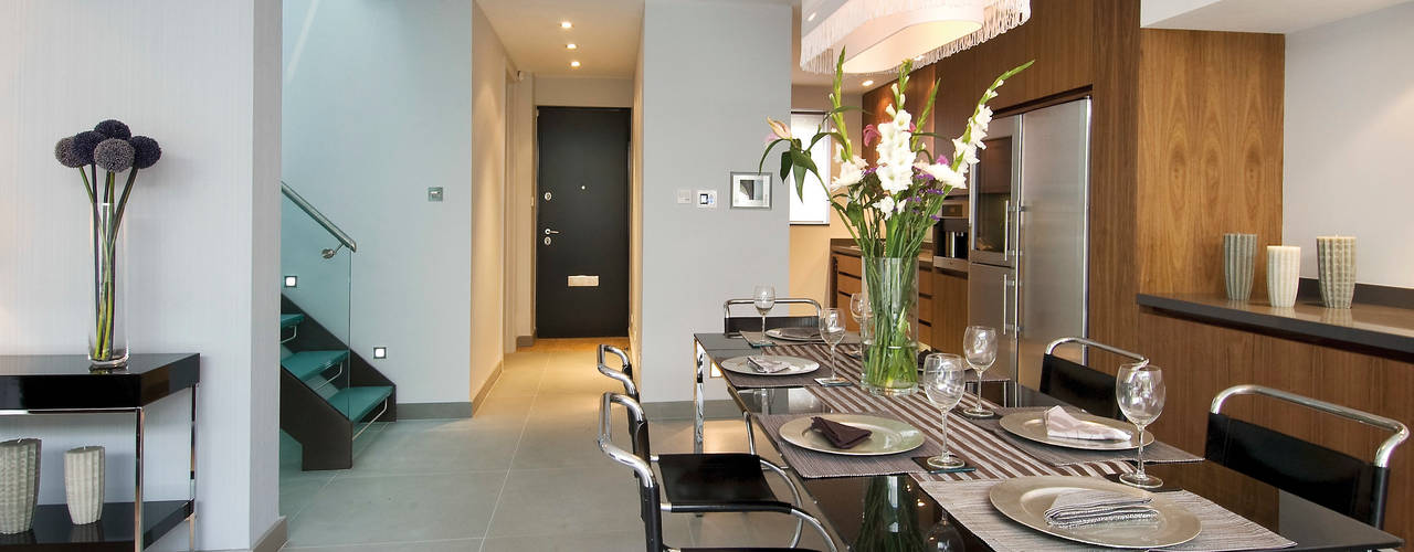 Renovation of a Mews House central London, Saunders Interiors Ltd Saunders Interiors Ltd Kitchen