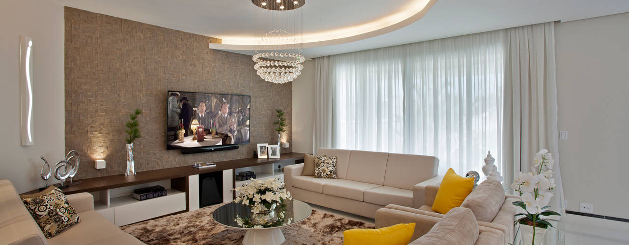 Designer de Interiores e Paisagista Iara Kílaris Modern living room