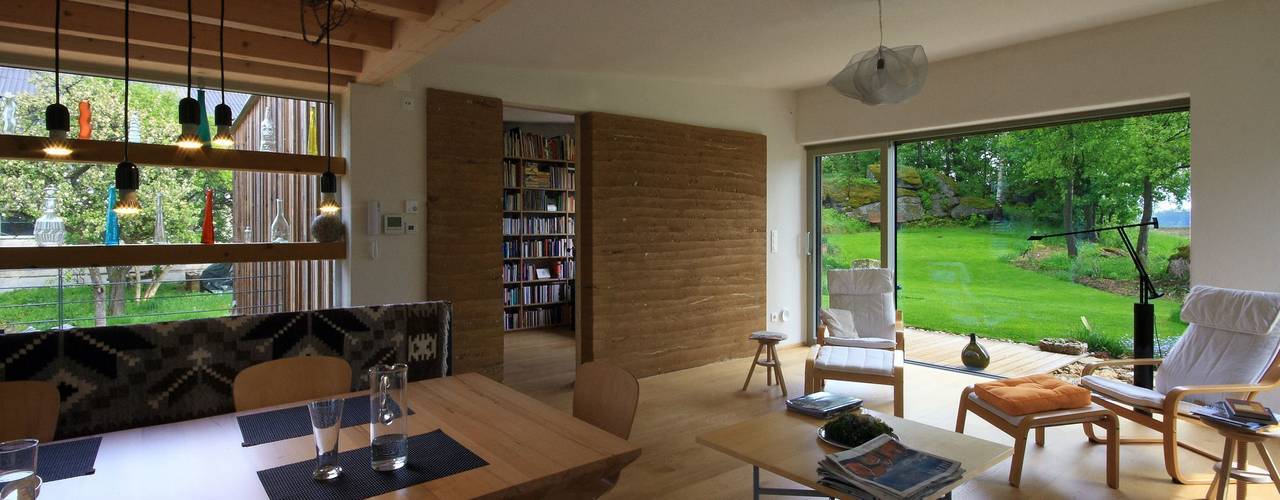 Haus Scheiber, zauner I architektur zauner I architektur Salas de estilo minimalista