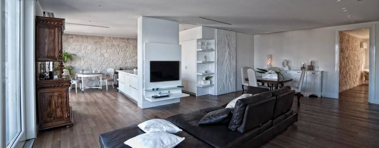 White Light, Francesca Ignani Interiors Francesca Ignani Interiors Modern living room