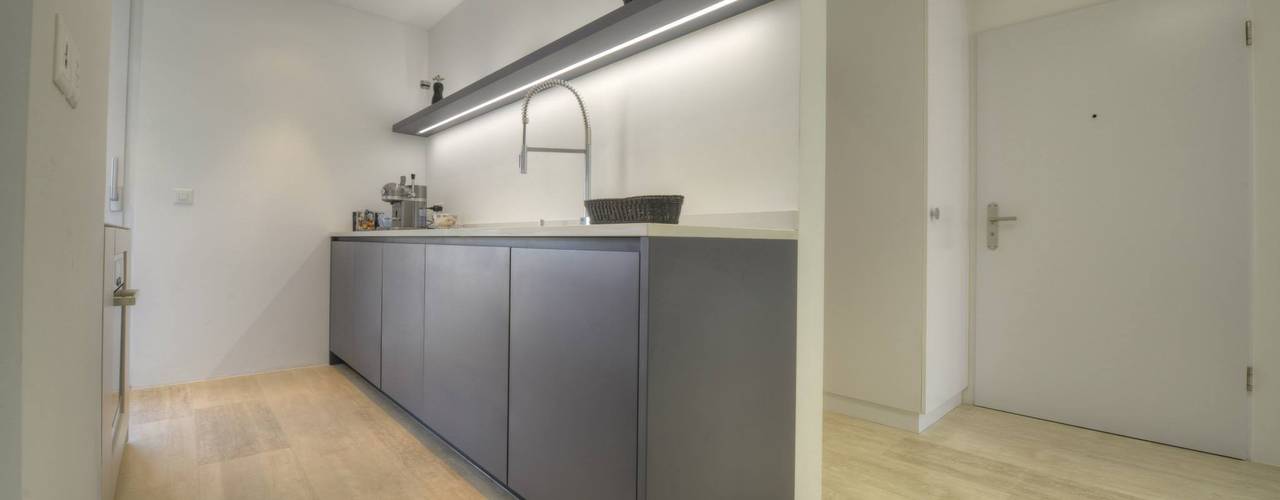 Ristrutturazione appartamento di vacanza , Archidé SA - atelier di design Archidé SA - atelier di design Cocinas de estilo minimalista