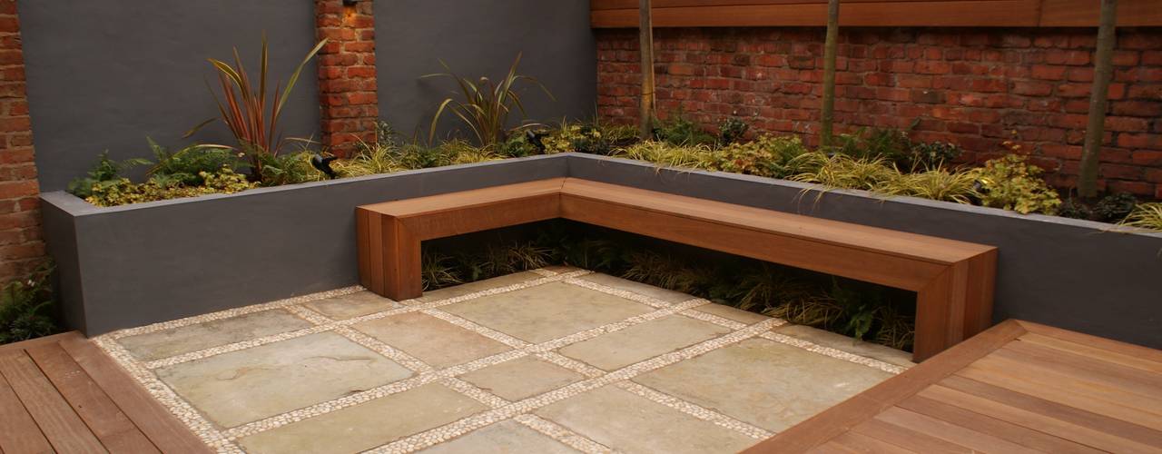 Contemporary Courtyard - Salford, Hannah Collins Garden Design Hannah Collins Garden Design