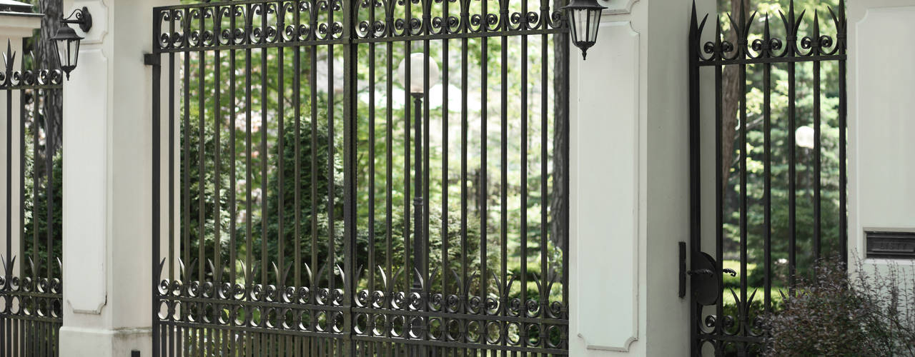 Brama wjazdowa - wzór G101, ALMET Kowalstwo Artystyczne ALMET Kowalstwo Artystyczne Jardines de estilo clásico