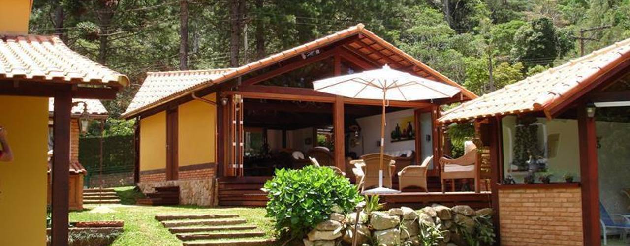 Casa de Campo em Araras, Cadore Arquitetura Cadore Arquitetura Rustic style houses