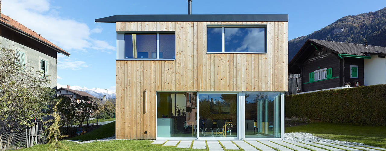 MMR _ maison à réchy, évéquoz ferreira architectes évéquoz ferreira architectes Casas modernas