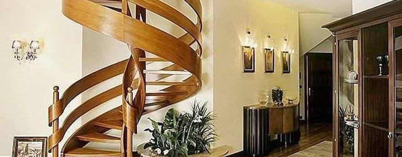 homify Modern corridor, hallway & stairs