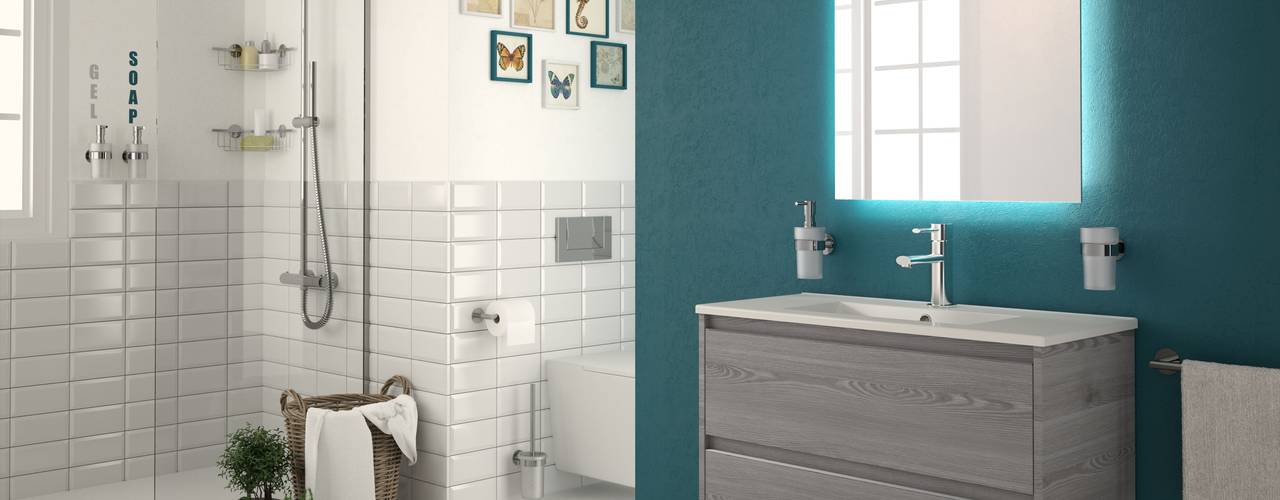 Mobiliario Fondo Baño, Salgar Salgar Baños de estilo moderno