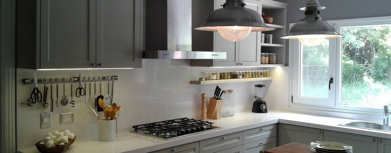 Cocina con Estilo, Silvina Lightowler - Diseño a medida Silvina Lightowler - Diseño a medida Kitchen Grey