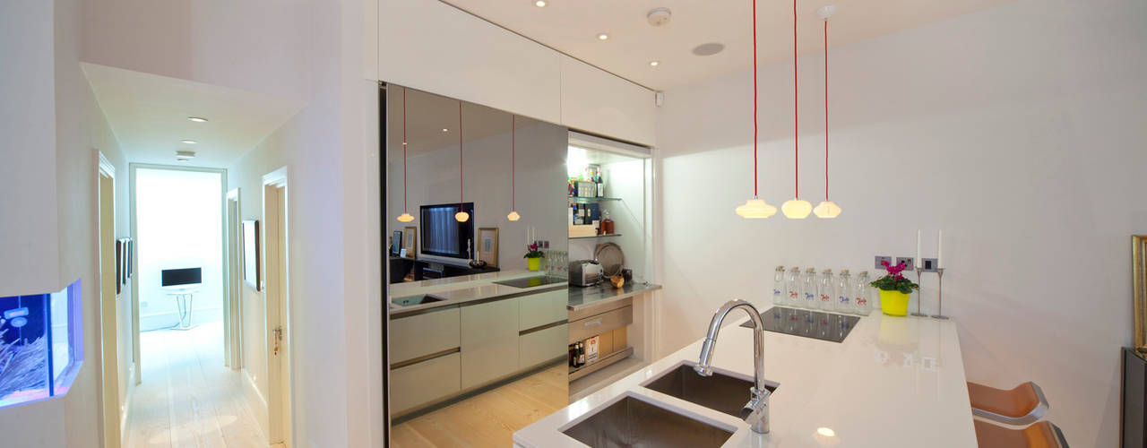 Battersea Basement & Full Refurbishment, Gullaksen Architects Gullaksen Architects Kitchen