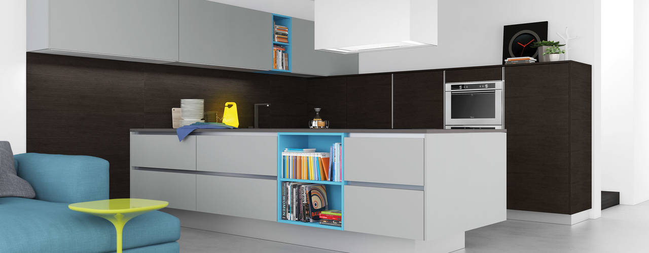 Happiest when the skies are blue, Alaris London Ltd Alaris London Ltd Modern kitchen