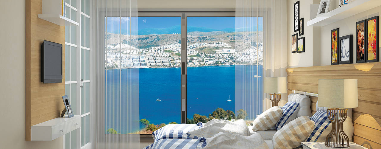 Novo Maison Bodrum, ARTHUR&MILLER ARTHUR&MILLER Kamar Tidur Modern