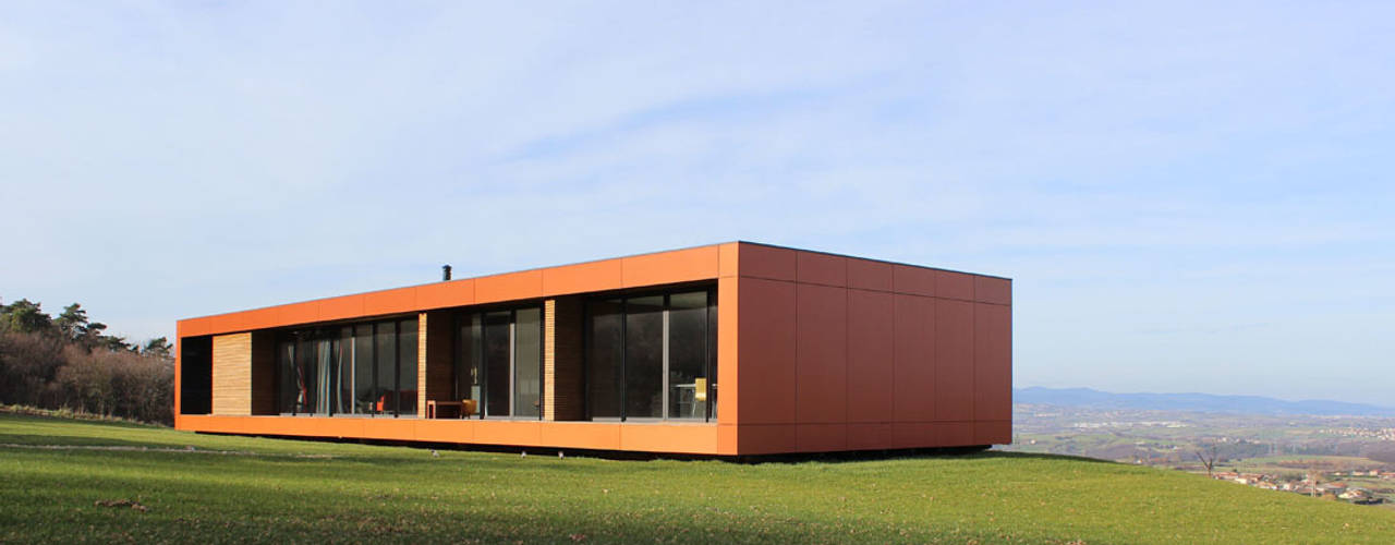 Maison bois et paille, Gallet - Architectes Gallet - Architectes Casas modernas