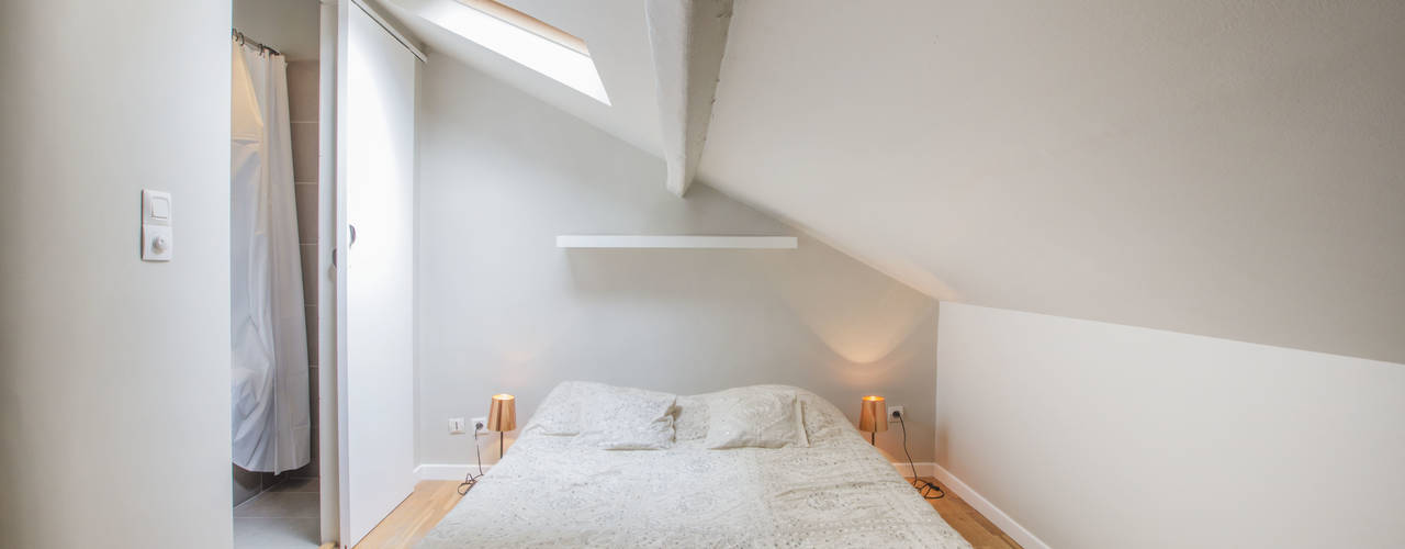 ASILE POPINCOURT 75011 PARIS , cristina velani cristina velani Modern style bedroom