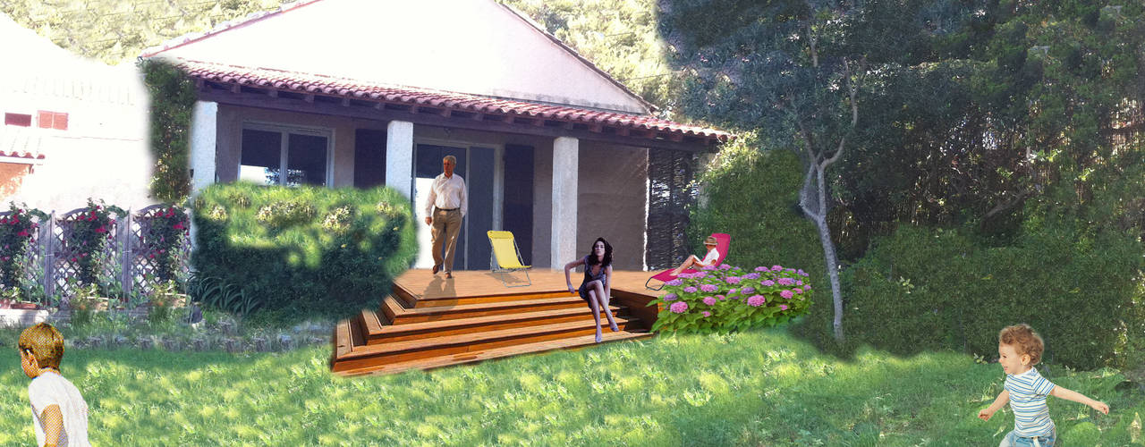 Extension de terrasse, In&Out Garden In&Out Garden Mediterranean style balcony, veranda & terrace