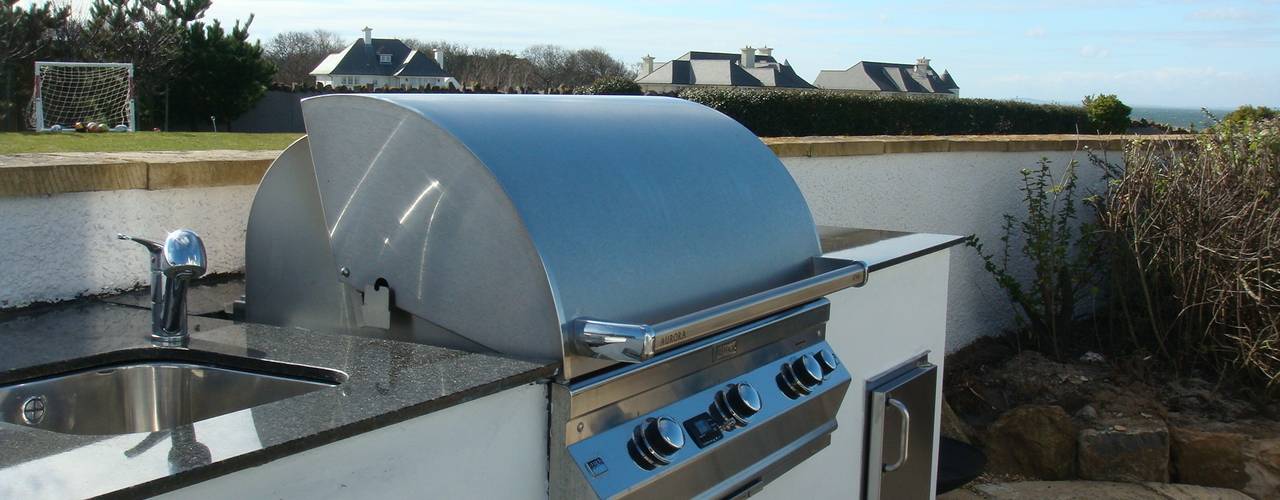 Outdoor Kitchens and BBQ Areas, Design Outdoors Limited Design Outdoors Limited Jardin moderne