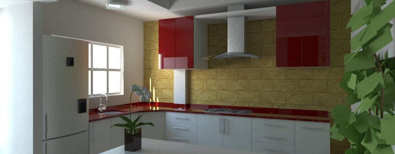 Proyecto de Remodelacion Depto. Lazaro Cardenas, Mich., IDEA Studio Arquitectura IDEA Studio Arquitectura Modern kitchen