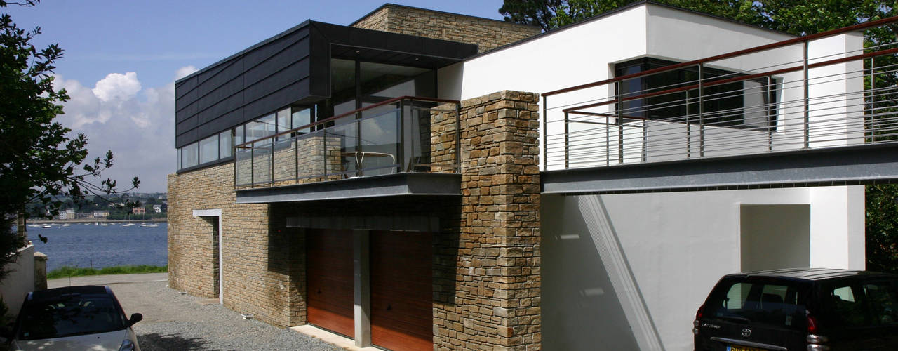 Maison à Plougastel (Finistère), Atelier de l'Ile Atelier de l'Ile Casas modernas