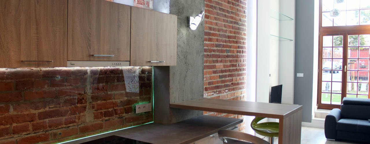 Tobaco loft , WE LOFT DESIGN WE LOFT DESIGN Industrial style kitchen