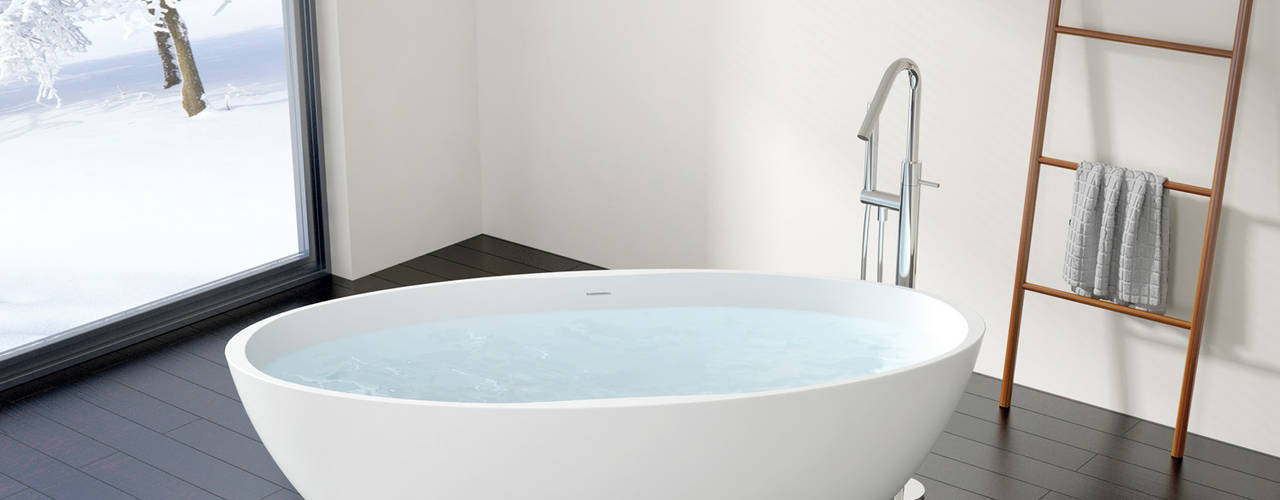 Moderne Traumbadewannen zum Verlieben, Badeloft - Badewannen und Waschbecken aus Mineralguss und Marmor Badeloft - Badewannen und Waschbecken aus Mineralguss und Marmor Modern style bathrooms