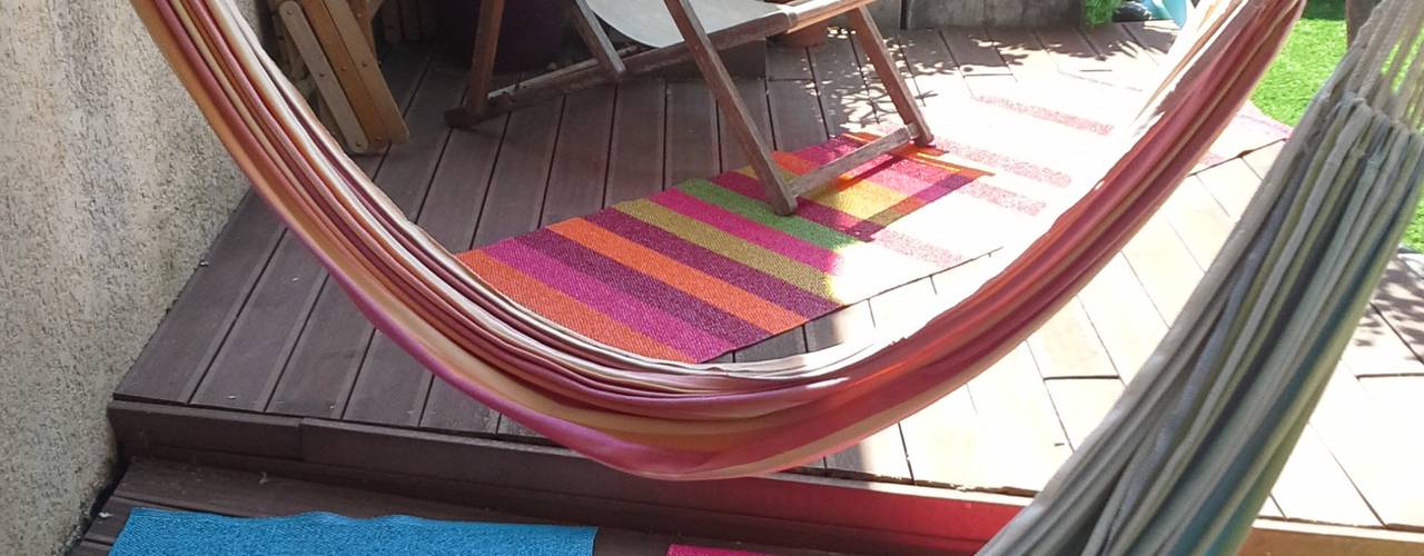 Des tapis pour colorer votre terrasse, ITAO ITAO Varandas, marquises e terraços mediterrânicos