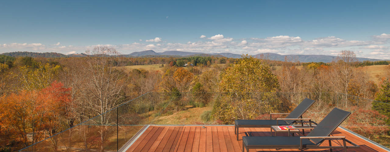 4 Springs Lane, Robert Gurney Architect Robert Gurney Architect Modern balcony, veranda & terrace