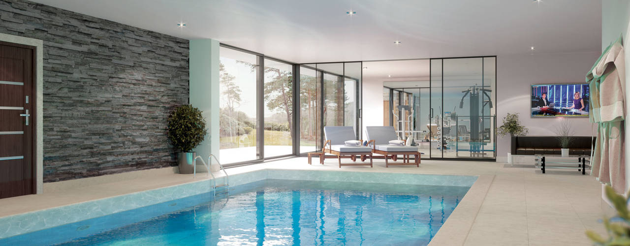 Canford Cliffs, Poole, David James Architects & Partners Ltd David James Architects & Partners Ltd Moderne Pools