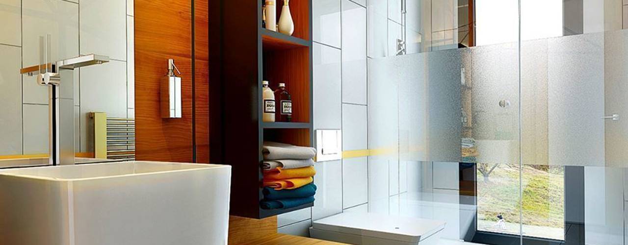 Erbek Nif 3+1 Villa için Tasarımlar - Üst Kat, Penintdesign İç Mimarlık Penintdesign İç Mimarlık Modern bathroom