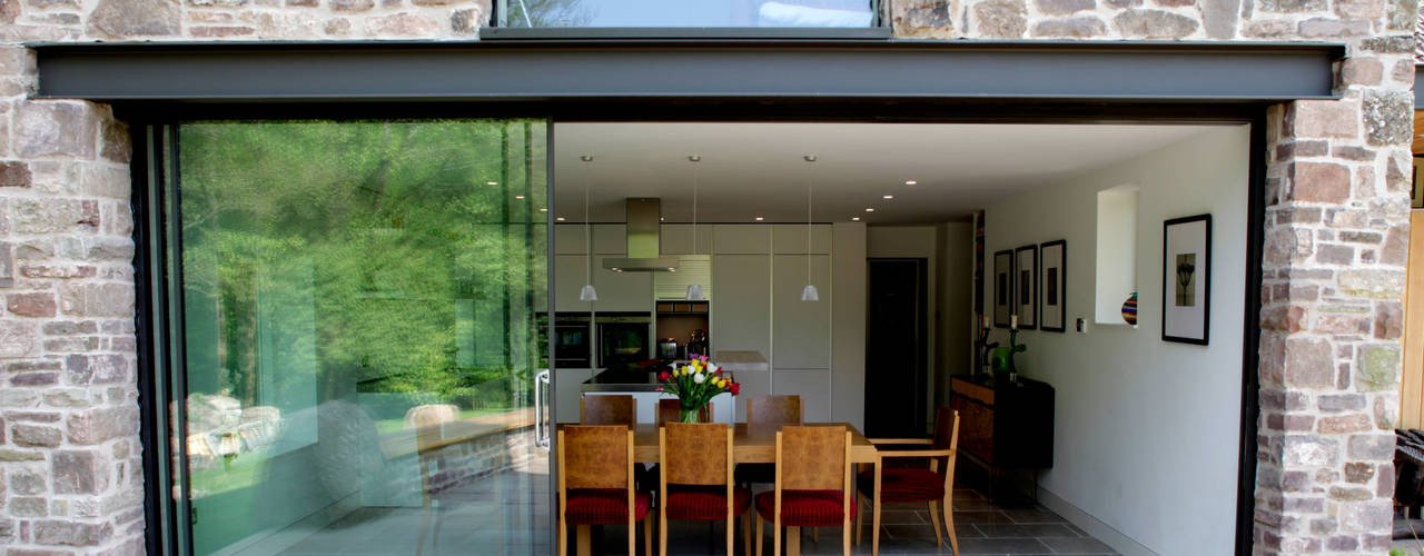 Veddw Farm, Monmouthshire, Hall + Bednarczyk Architects Hall + Bednarczyk Architects Modern houses