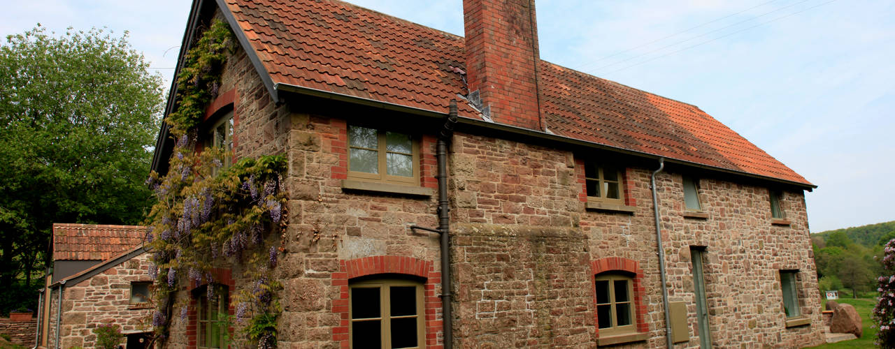 Veddw Farm, Monmouthshire, Hall + Bednarczyk Architects Hall + Bednarczyk Architects 컨트리스타일 주택