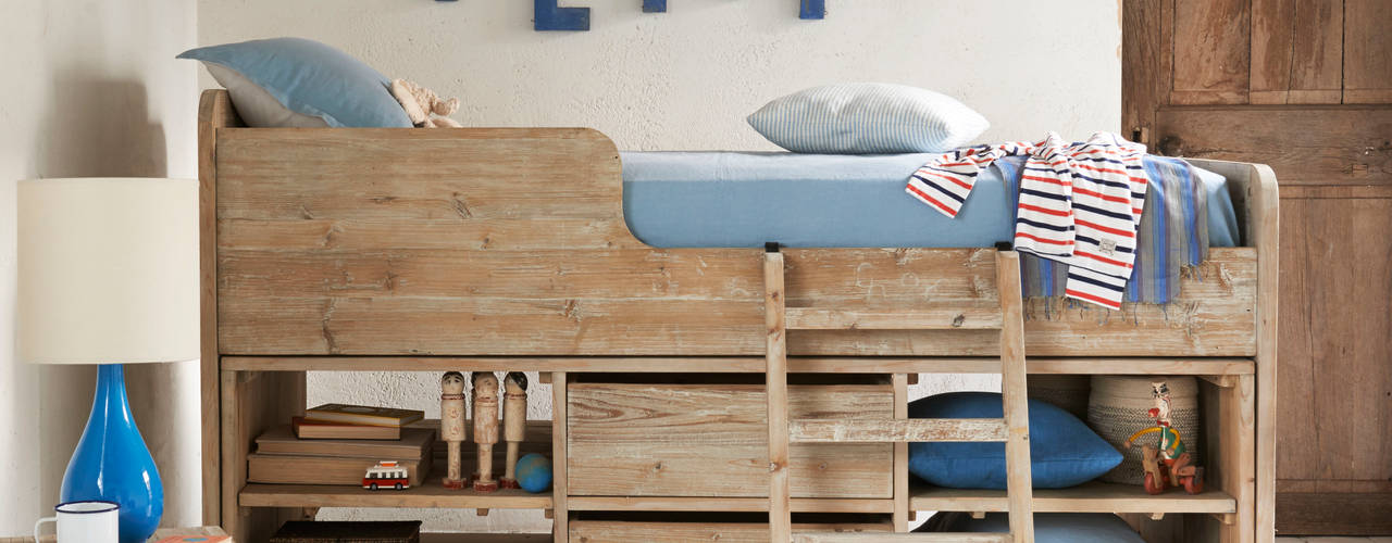 homify Rustic style nursery/kids room