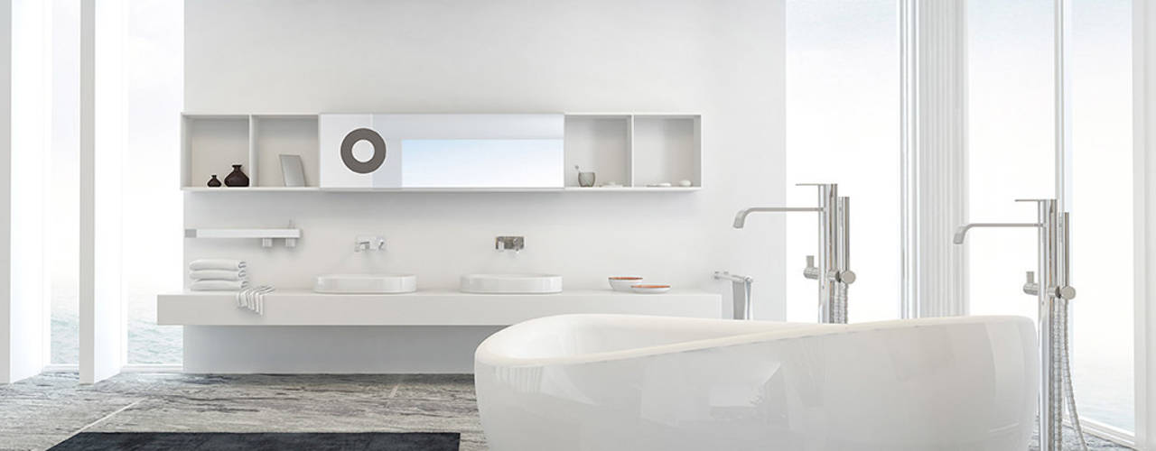 ILUMINACIÓN EN EL BAÑO (THE ONE 2015), LEDS-C4 LEDS-C4 Scandinavian style bathroom