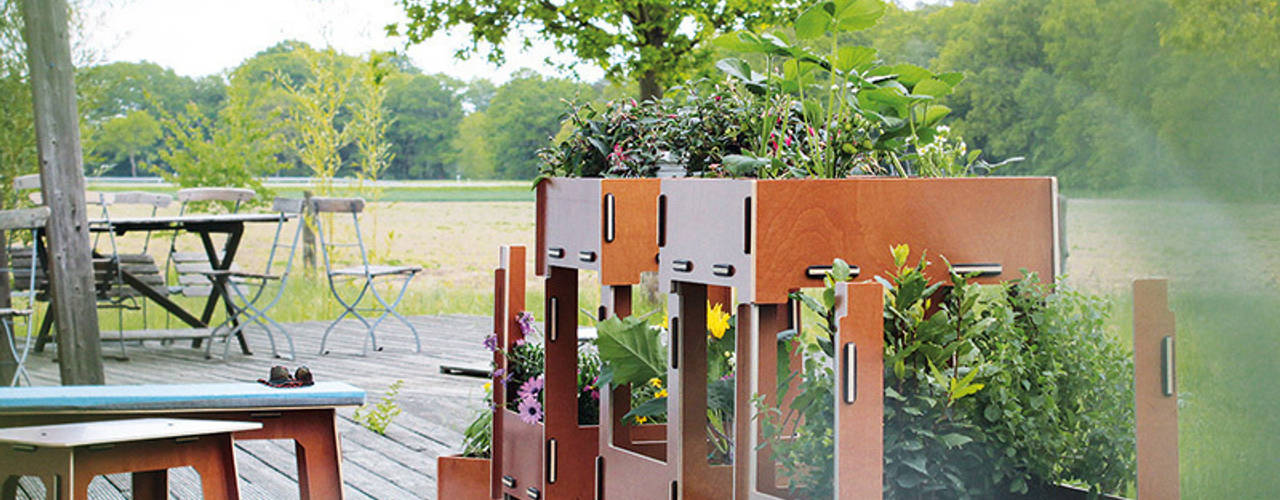 Urban Gardening mit WERKHAUS destinature, Werkhaus Design + Produktion GmbH Werkhaus Design + Produktion GmbH Balcones y terrazas escandinavas