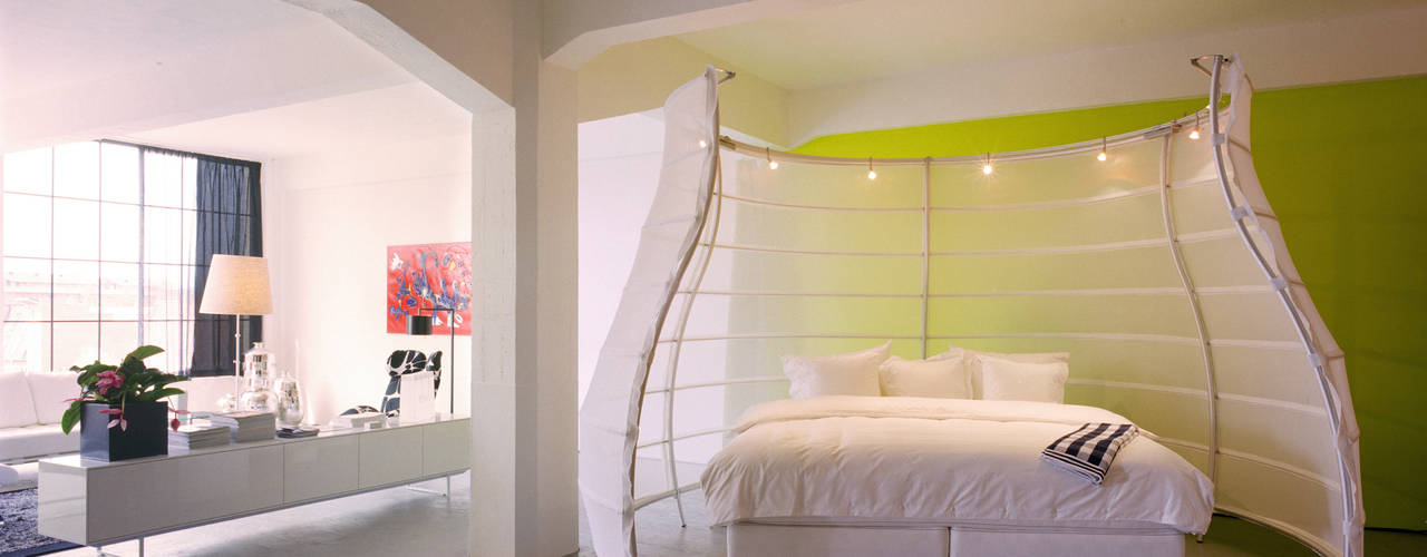 Tetem Lofts, IAA Architecten IAA Architecten Industrial style bedroom