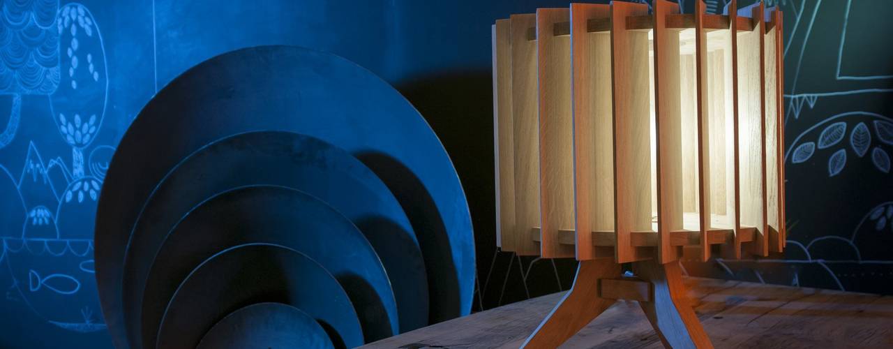 Lampen serie Lamel, Samosa 'Ontwerp op Maat' Samosa 'Ontwerp op Maat' Modern Oturma Odası