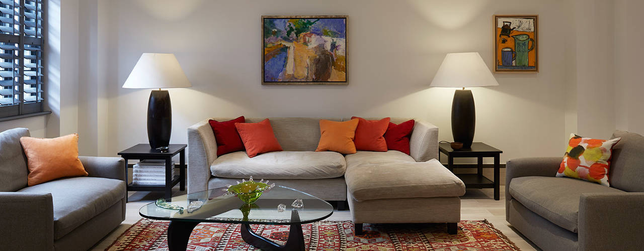 The Mews - Holland Park, IS AND REN STUDIOS LTD IS AND REN STUDIOS LTD Modern living room