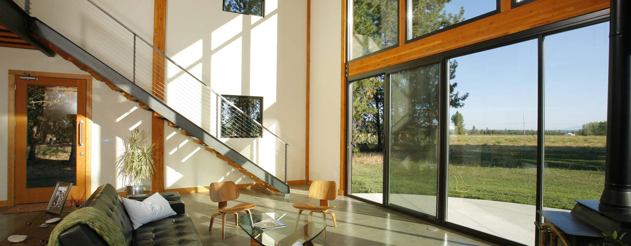 Palouse Residence, Uptic Studios Uptic Studios Modern living room