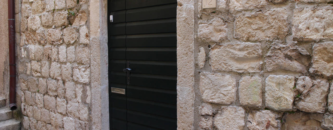 House C, Dubrovnik, Croatia, drawing agency ltd drawing agency ltd Minimalistyczne ściany i podłogi