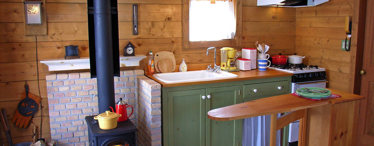 Small Cottage at Mt.Yatsugatake, Japan, Cottage Style / コテージスタイル Cottage Style / コテージスタイル 컨트리스타일 주방