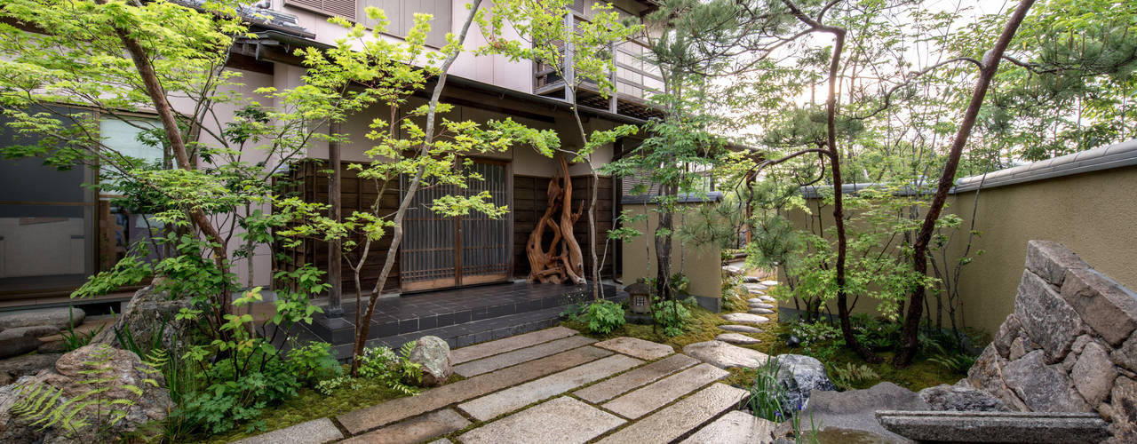 山口県山口市 U邸, 株式会社近江庭園 株式会社近江庭園 Jardines modernos