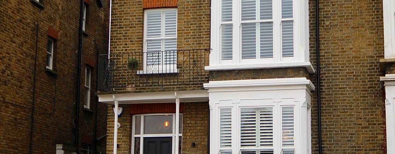 Full House Renovation with Crittall Extension, London, HollandGreen HollandGreen Casas clásicas