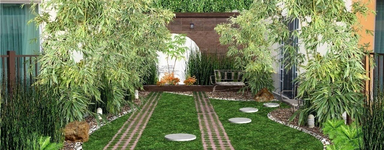Jardines pequeños | Trucos para ampliar espacios | El "Circulo Mágico", Zen Ambient Zen Ambient Сад