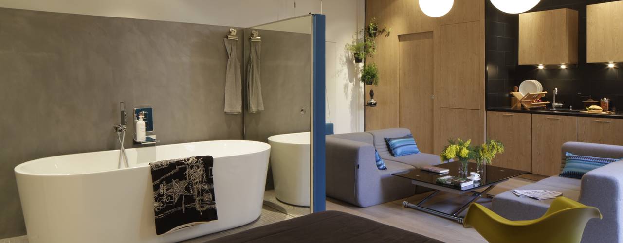 Loft à Nice, Archi Design Archi Design Salle de bain originale