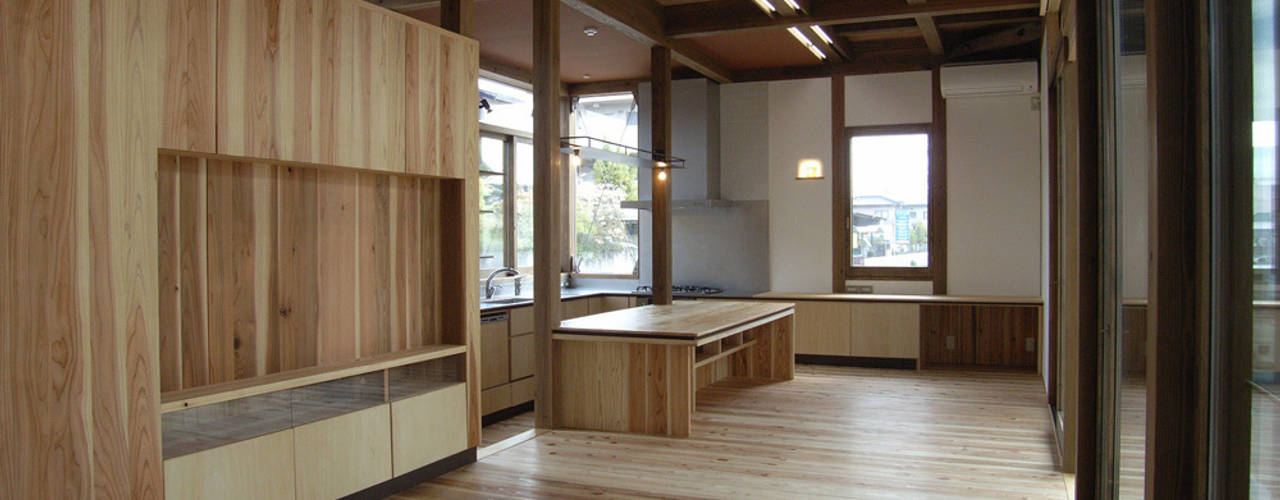 土蔵造りの家Ⅲ, Interstudio Architects & Associates Japan Interstudio Architects & Associates Japan Rustic style living room