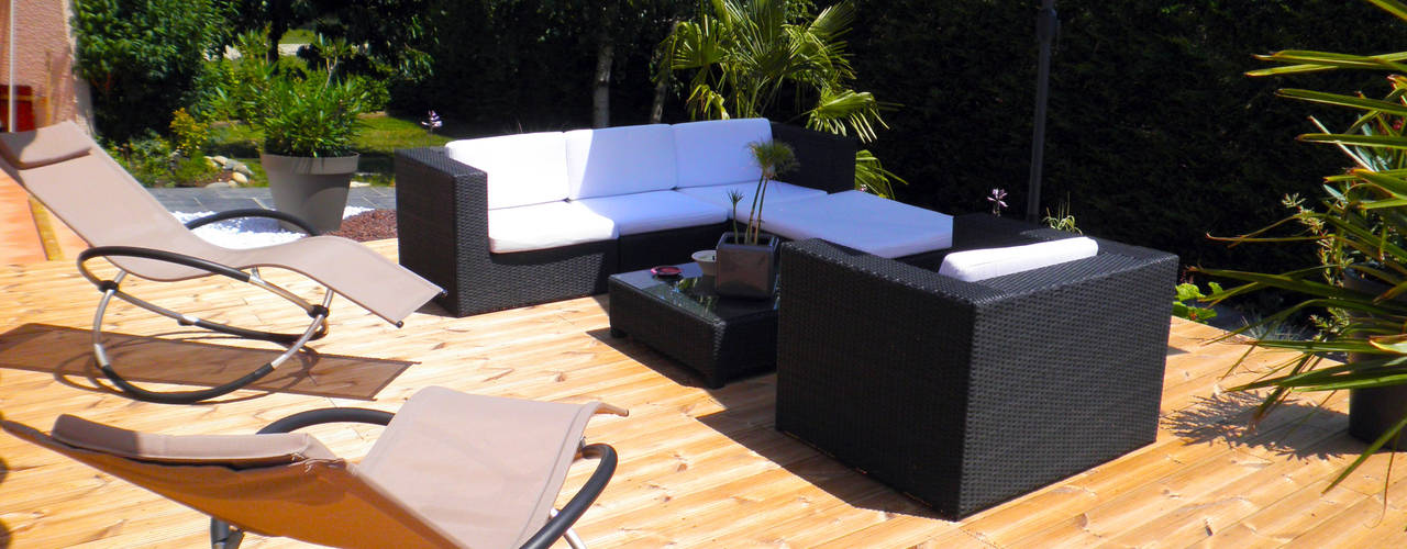 Terrasse et aménagement piscine, AD2 AD2 Mediterrane huizen