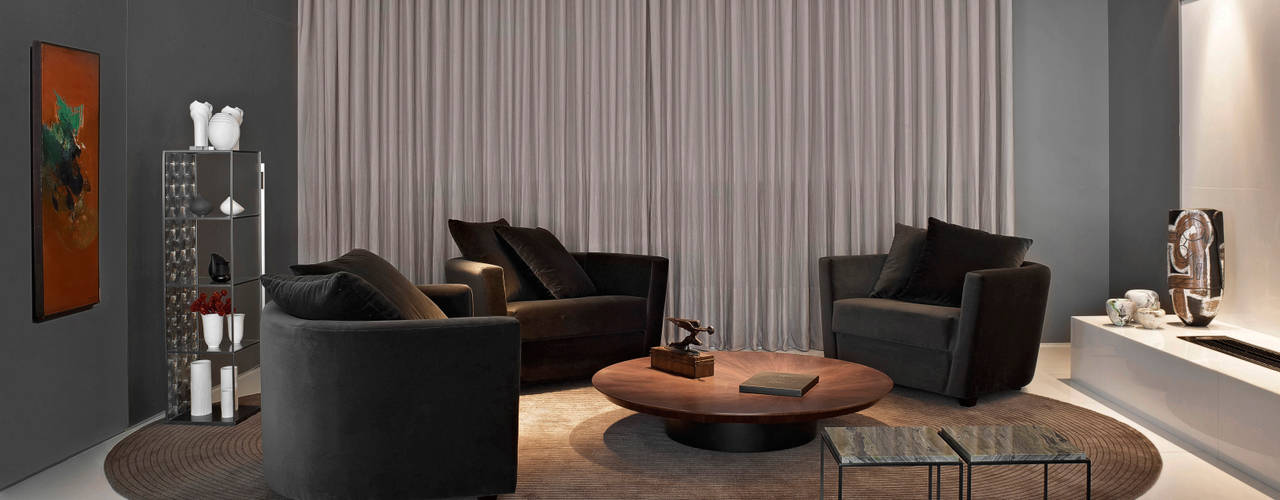 Apartamento Lolita - Belvedere, lena pinheiro - interior design lena pinheiro - interior design Salas de estar modernas