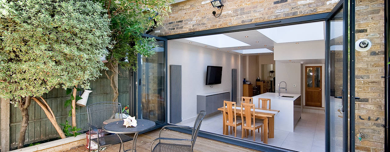 Putney, Wandsworth SW6 London | Kitchen house extension, GOAStudio London residential architecture limited GOAStudio London residential architecture limited Casas modernas