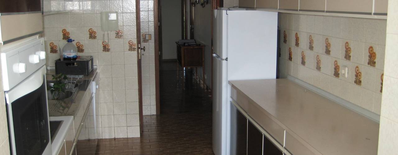 Remodelação Interior de Apartamento - Porto, Germano de Castro Pinheiro, Lda Germano de Castro Pinheiro, Lda Moderne Küchen